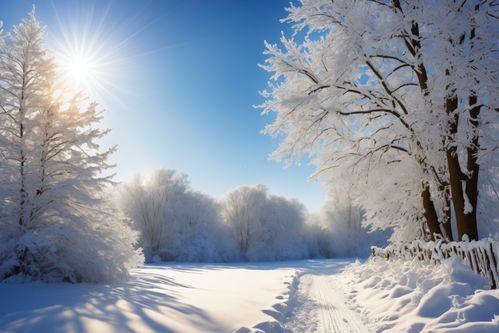 雪乡冬天下雪飘雪摄影图摄影图