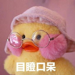 迷你腮红小黄鸭表情包合集人家超可爱