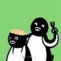 黑白企鹅表情包微信头像图片大全