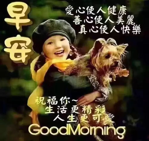 最新清早问候大家早上好漂亮动态表情图片早安暖心祝福语短信句子