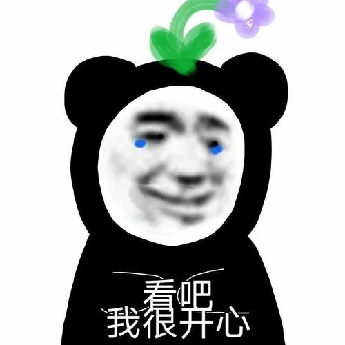 熊猫头表情包i承认吧你也为我着迷