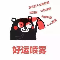 日常迷信好运喷雾表情包
