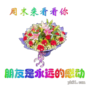 最新漂亮周末愉快动态表情图片最美周末早安祝福语温馨短句