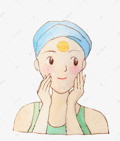 卡通手绘柠檬按摩插画素材图片免费下载高清psd千库网图片编号11426529