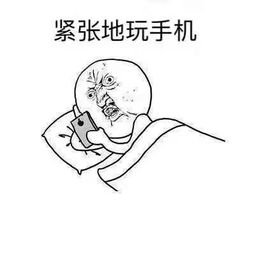 睡在床上玩手机的我表情包欣赏