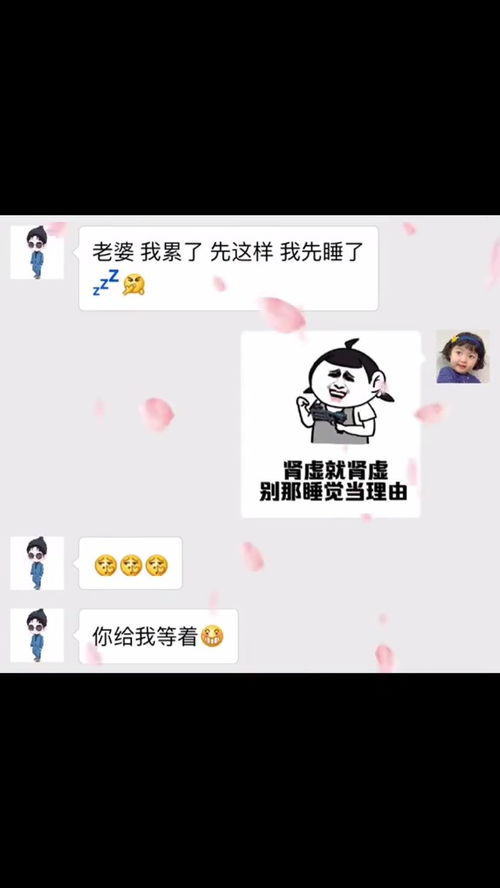 别拿睡觉做借口沙雕操作表情包小可爱已上线聊天记录