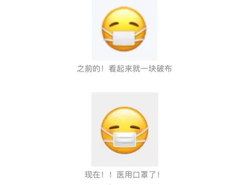 微信表情戴上了医用口罩
