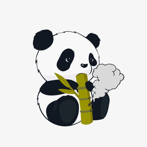 卡通熊猫头像高清