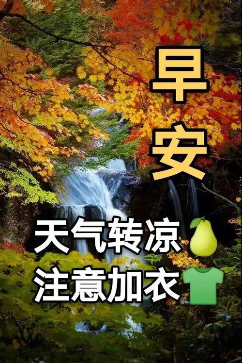 8张创意唯美的秋日早上好祝福图片大全好看的清晨早上好问候语温馨图片精选