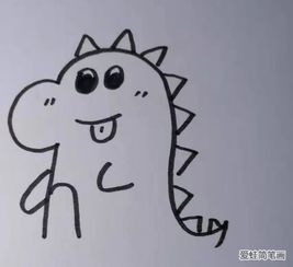 小恐龙简笔画