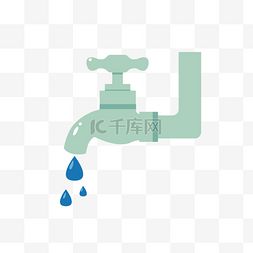 卡通水龙头滴水图片卡通水龙头滴水图片素材免费下载千库网
