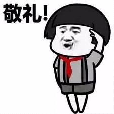 敬礼表情包emoji表情符号