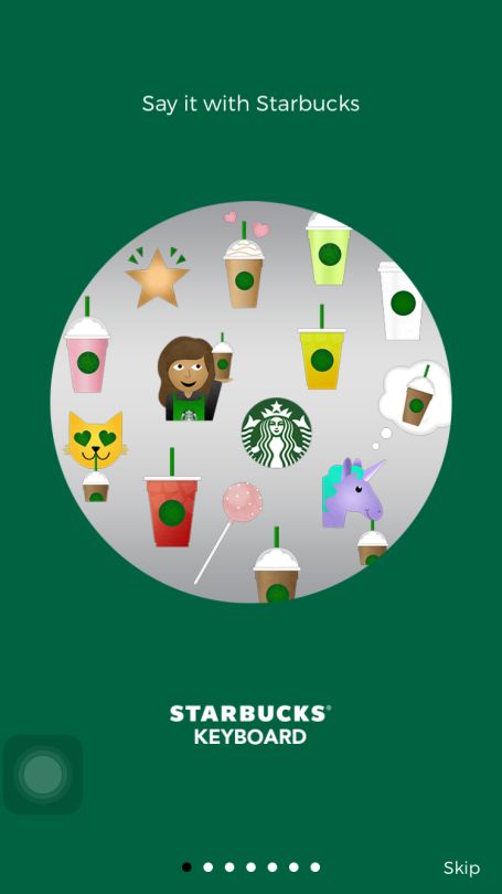 星巴克推出专属emoji表情包,你还不快点下载