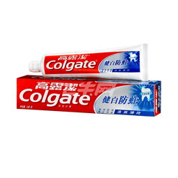 高露洁健白防蛀清爽薄荷香型牙膏140g支
