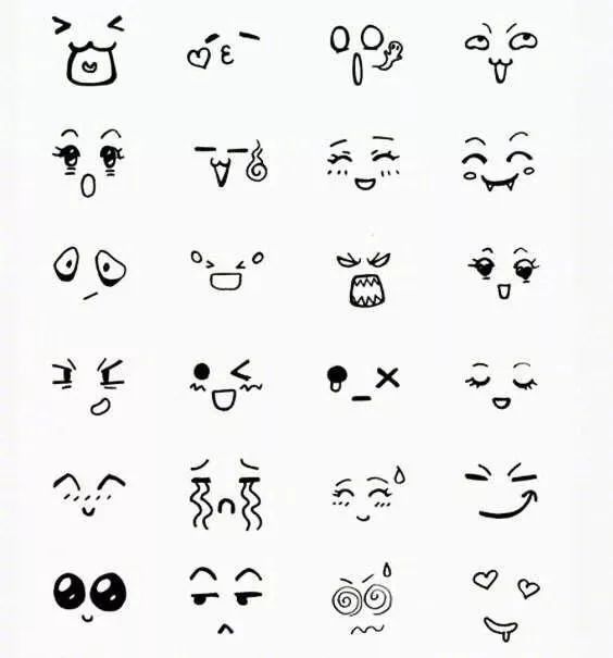 1000个手绘小表情,收藏画起来