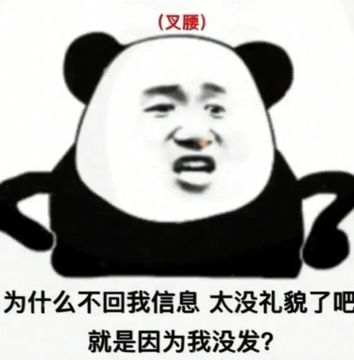更新沙雕系列表情包为什么不回信息,太没礼貌了吧