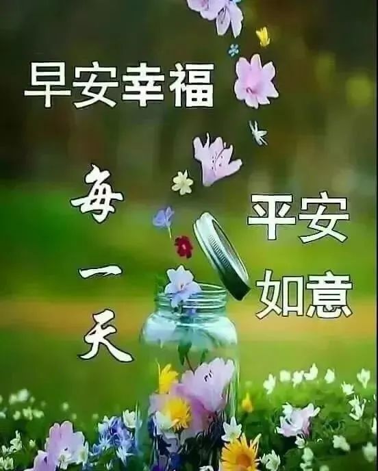 微信问候大家早上好鲜花表情动图微信早上好祝福语鲜花图片大全