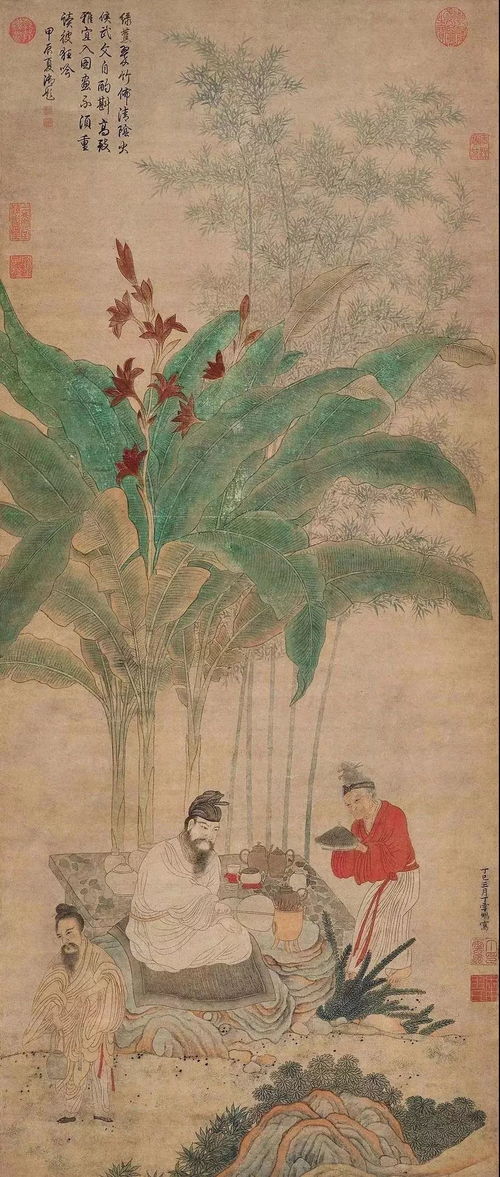 茶童伴炉烟