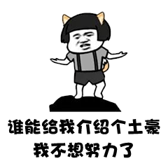 能给我介绍几个富婆吗谁有富婆介绍几个我不想努力了表情包下载