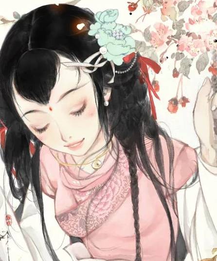艺术丨她是古风水彩第一人,十年如一日,让中国风美艳世界