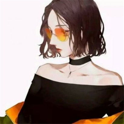 卡通女生头像冷酷美丽,回忆似风留不住