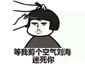 剪头发后悔的表情包