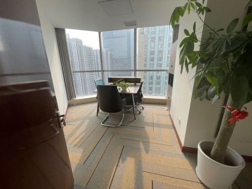 cbd国贸东方梅地亚精装修带家具拎包入住随时可看出租办公楼租赁北京我爱我家