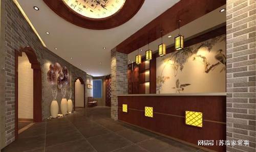 养生店门收银台照片