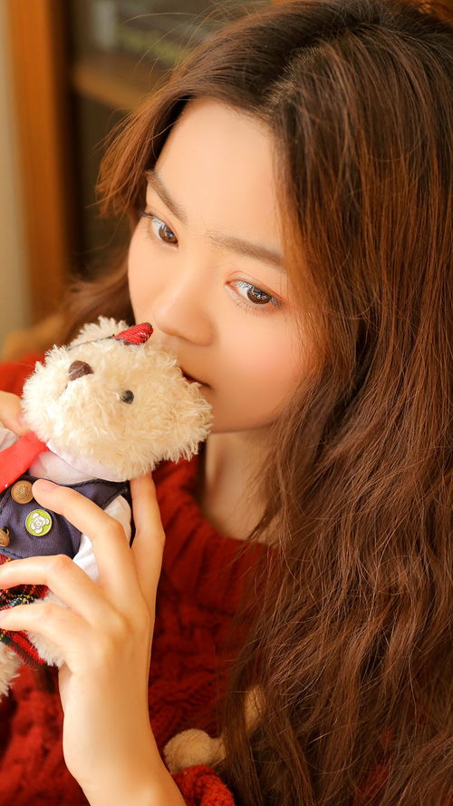 俏皮可爱美女甜美写真图片手机壁纸