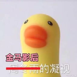 小黄鸭表情包周冬雨微博