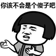谁有你该不会是个傻子吧表情包