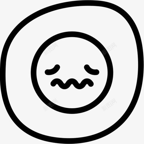 紧张表情情绪图标免费下载页面网页平面电商创意素材煎蛋素材