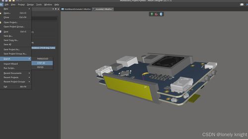 ad多板pcb设计3d模型