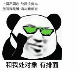 网恋吗这个表情包太实用了