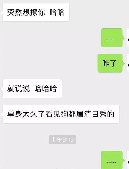 尬撩聊天记录表情包钢铁直男