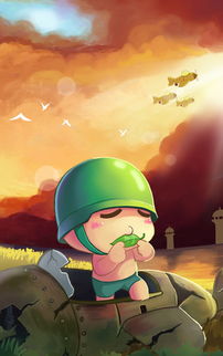 可爱炮炮兵手机壁纸480x800