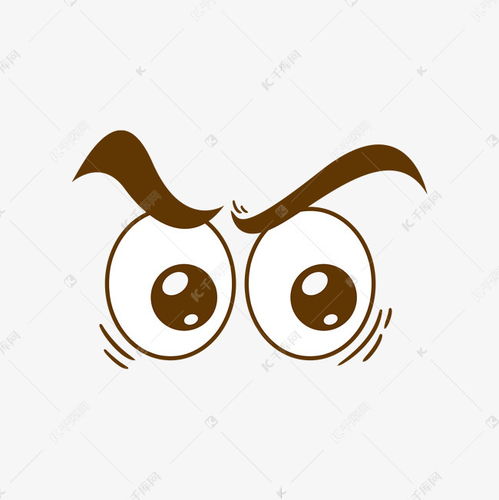 发怒的眼睛表情素材图片免费下载千库网
