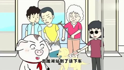 猪屁登导盲犬吓跑了小偷,奶奶的钱包没有丢,好险