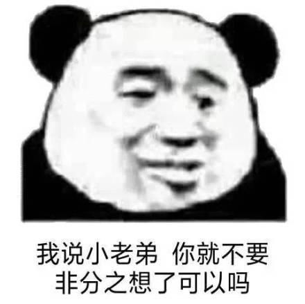 熊猫头怼男生表情包现在的男人,不提也罢