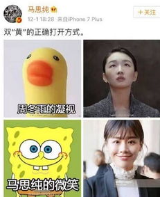 小黄鸭表情包周冬雨小黄鸭