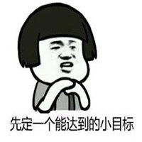 2019定个小目标表情包微信头像图片大全