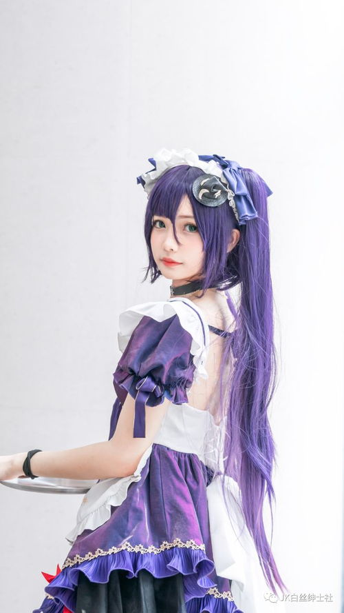 cos原神莫娜女仆cos正片白娴娴子,晨光和笑脸一起送达