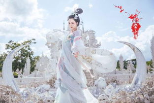 她穿着汉服环游世界美翻朋友圈似仙女下凡