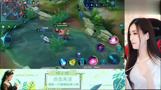 王者荣耀婷小姐河道battle夏侯惇,自信回头却被吓成表情包