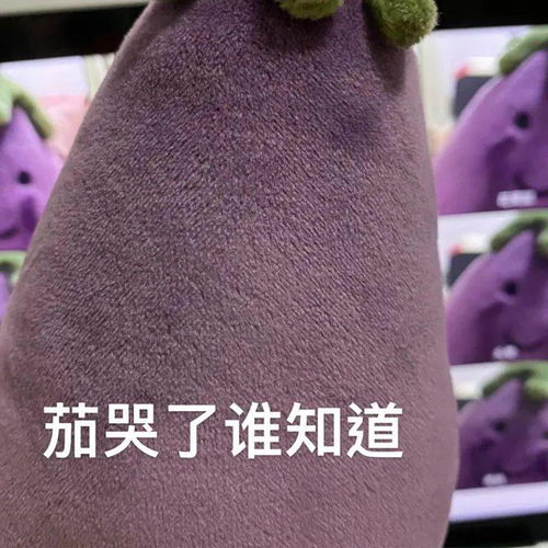 最近很火的jellycat沙雕紫茄子,超全表情包来啦