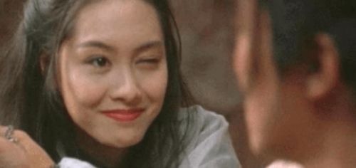 张雪迎在大话西游中再现了紫霞的眨眼镜头,但太油腻了