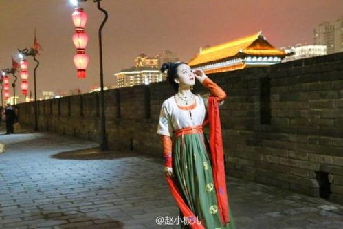 山东小美女身着汉服在西安旅游网友像仙女下凡一般
