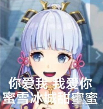 原神神里绫华表情包