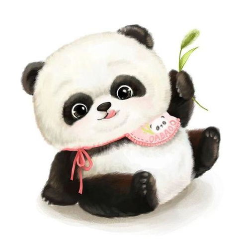 纹身师可爱熊猫纹身集合