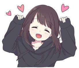 请问谁还有这个卡通女孩的表情包εiз